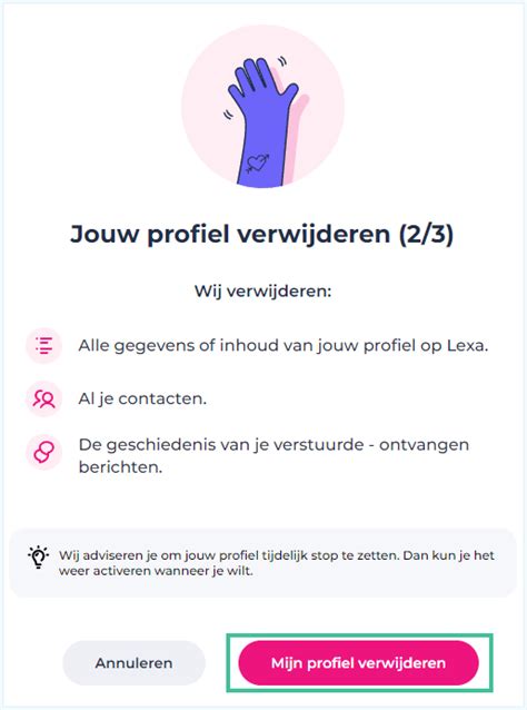 account verwijderen lexa|Lexa account verwijderen